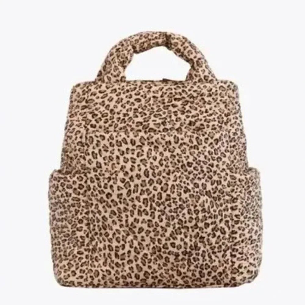 Beis x Elsa Hosk Backpack Tote in Wild Child